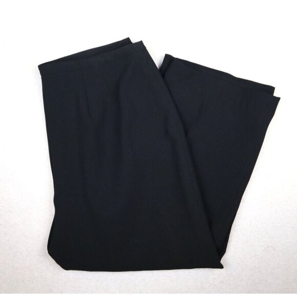 JONES NEW YORK - WOMEN'S BLACK FULLY LINED CROPPED DRESS PANTS - SIZE 16 SHORT - Picture 1 of 12